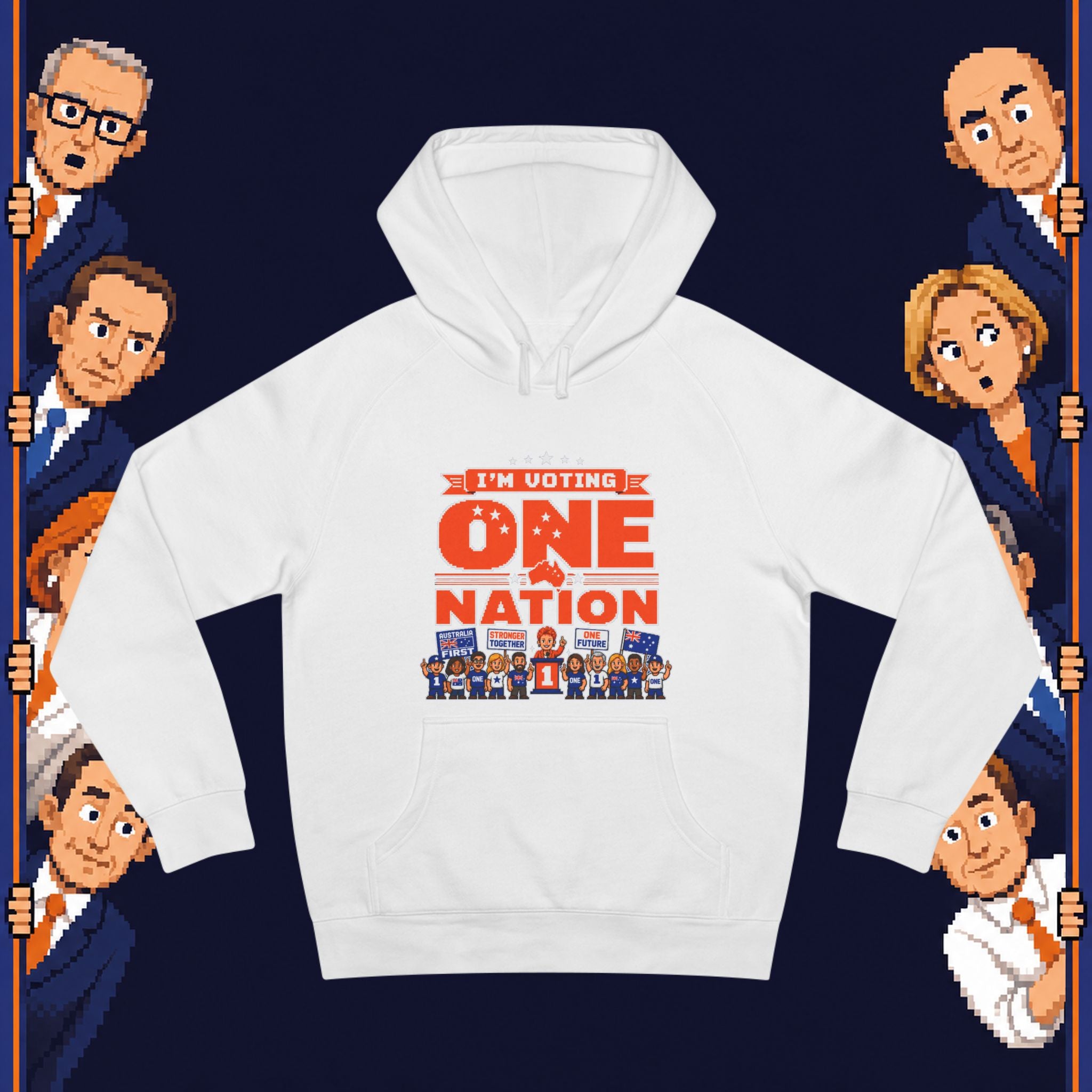 Im Voting One Nation Hoodie