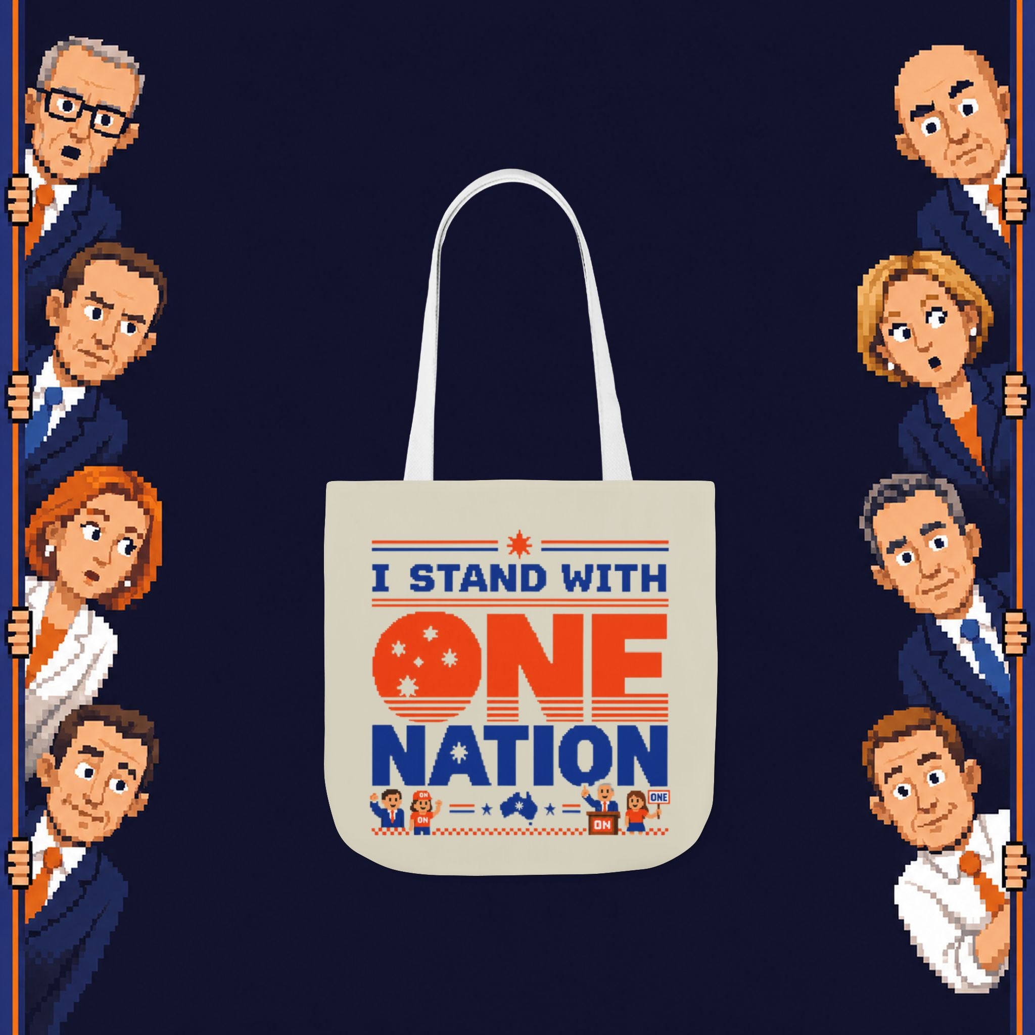 I Stand With One Nation Tote Bag