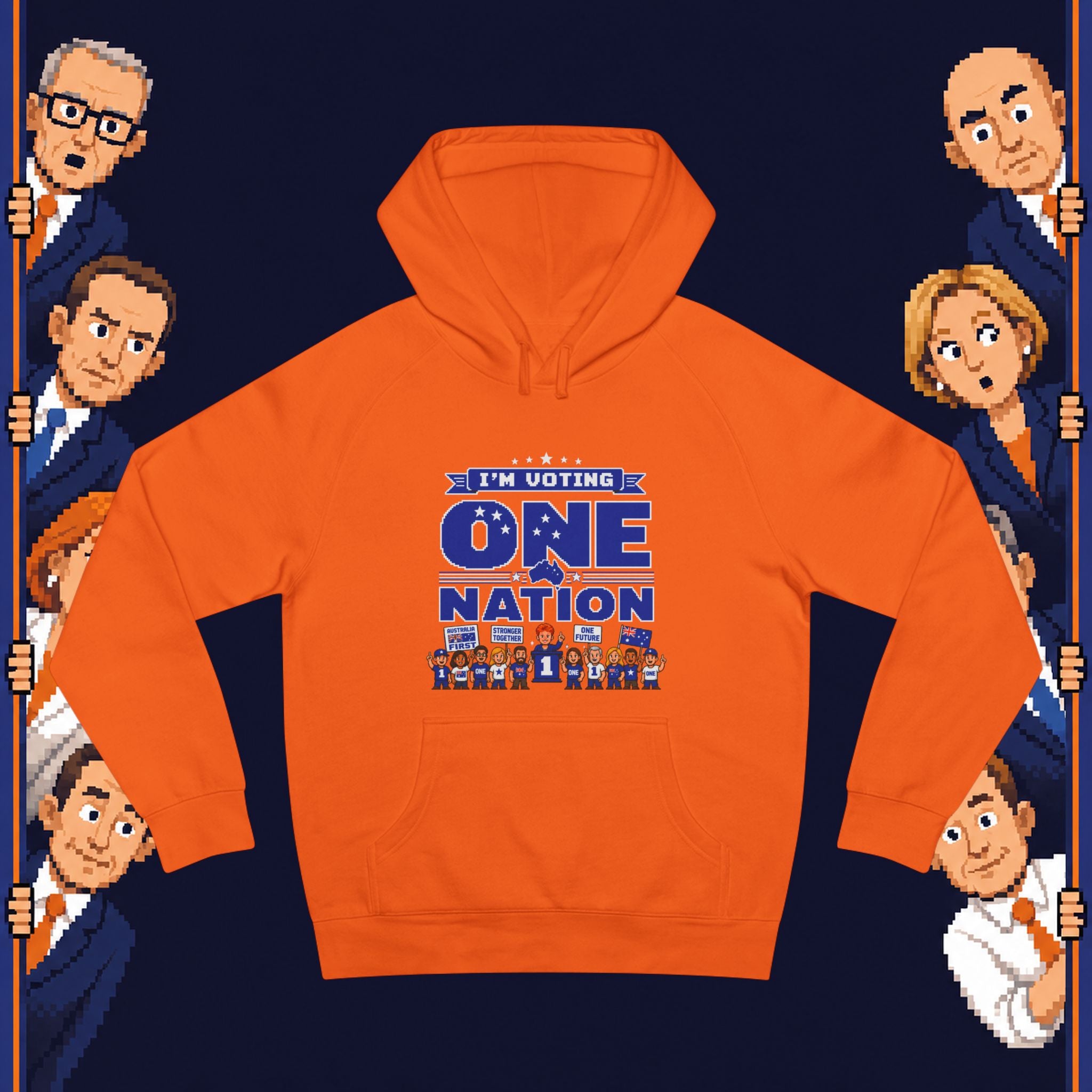 Im Voting One Nation Hoodie