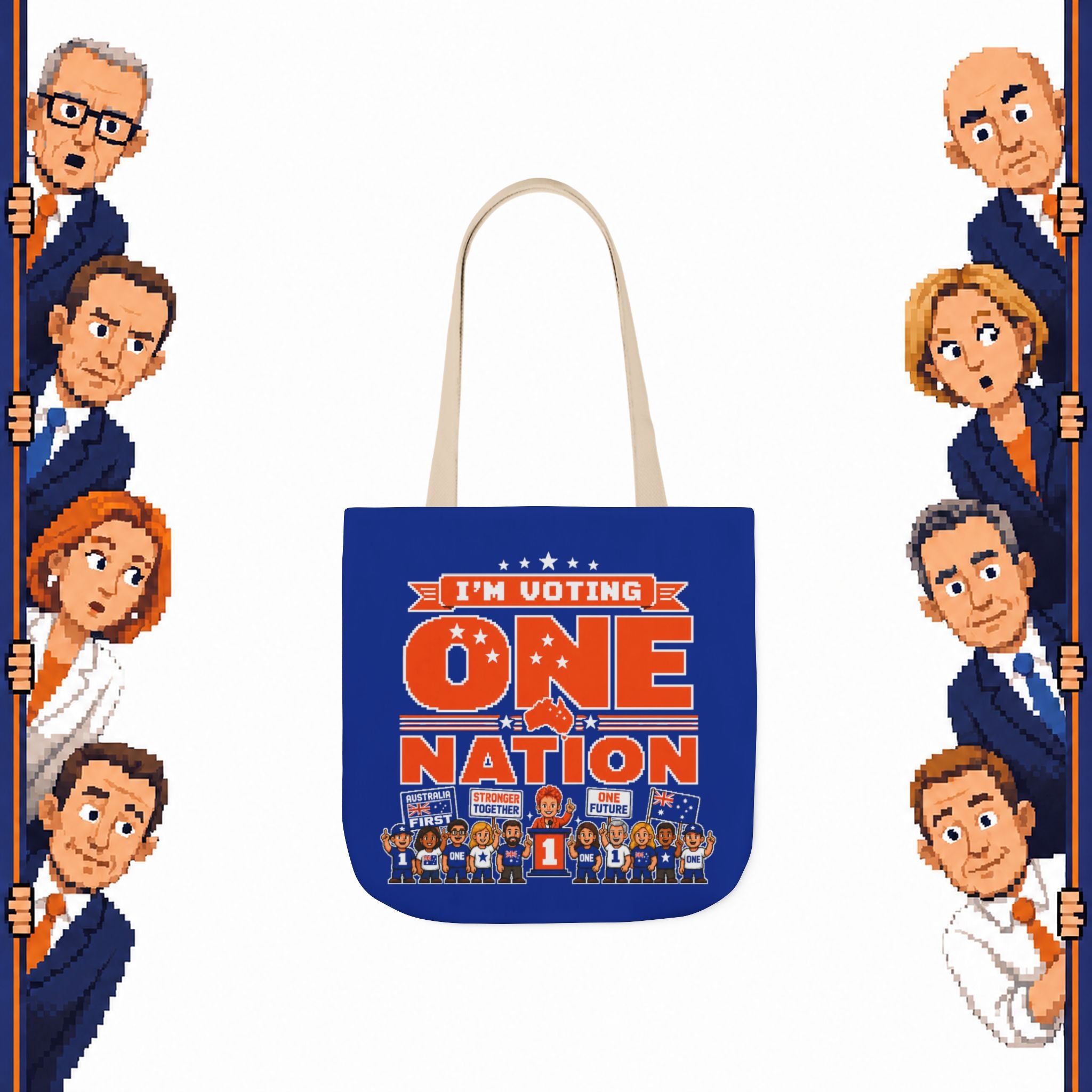 I'm Voting One Nation Tote Bag